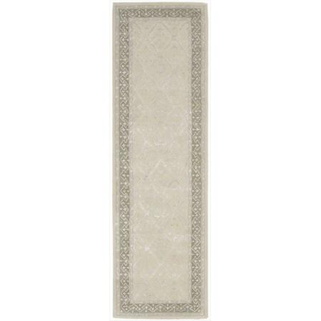 NOURISON Symphony Area Rug Collection Sand 2 ft 3 in. x 8 ft Runner 99446023018
